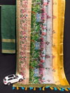 MG 364 Gold Linen Non Catalog Printed Sarees Wholesale Market In Surat